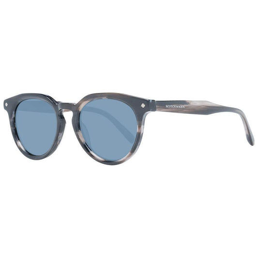 Scotch & Soda Black Renew Acetate Sunglasses
