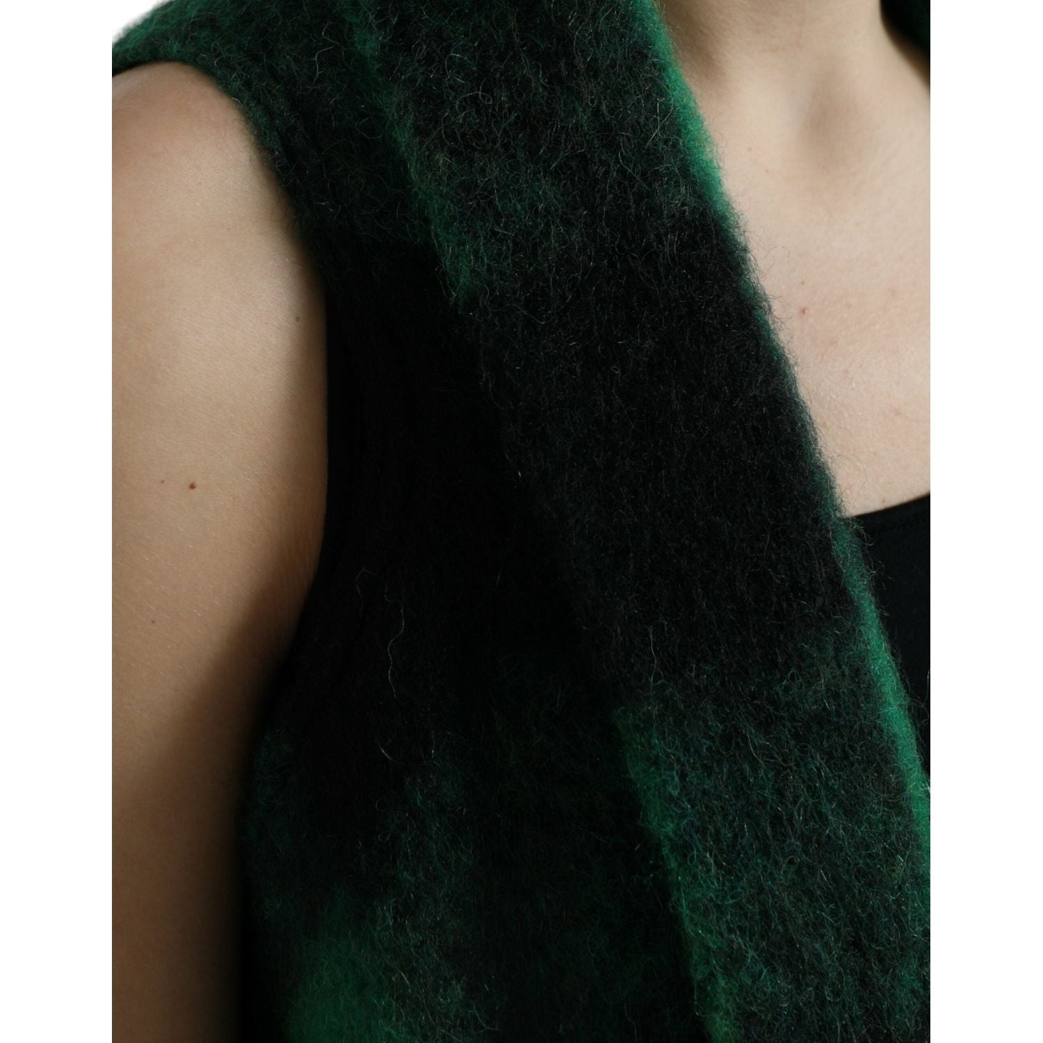 سترة بونشو منقوشة أنيقة من دولتشي آند غابانا