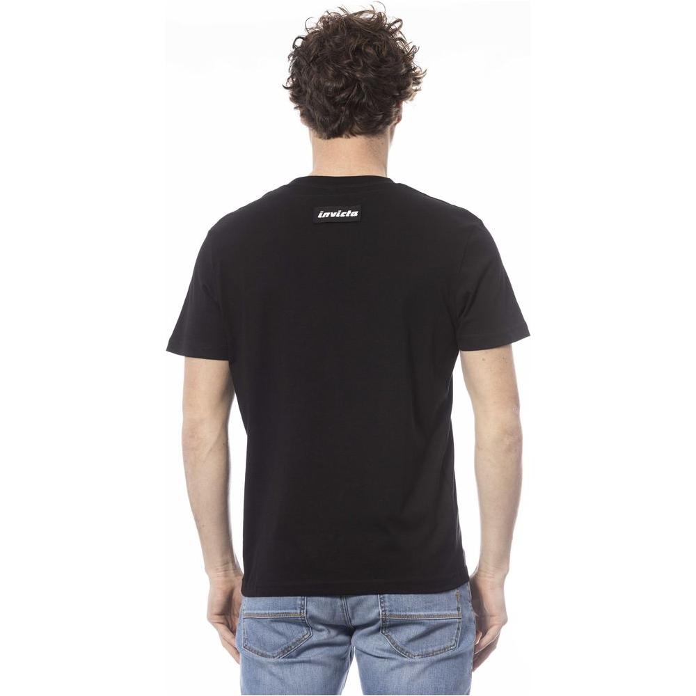 Invicta Black Cotton Men T-Shirt Invicta