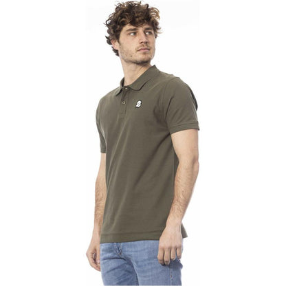 Invicta Green Cotton Men Polo Shirt