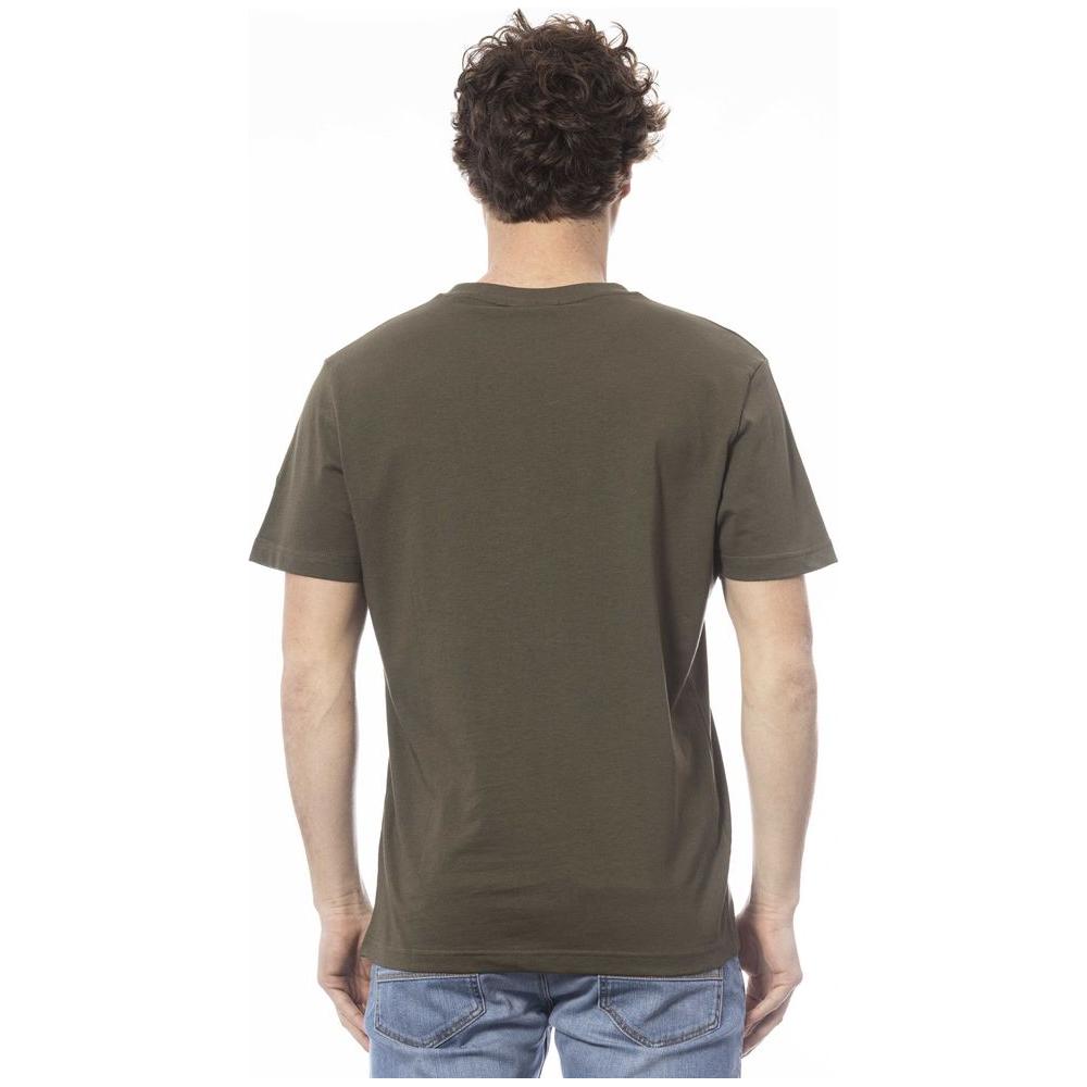 Invicta Green Cotton Men T-Shirt Invicta