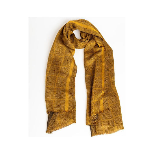 Trussardi Elegant Yellow Scarf for the Discerning Gentleman Trussardi