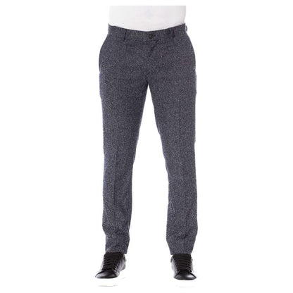 Trussardi Black Cotton Men Pant