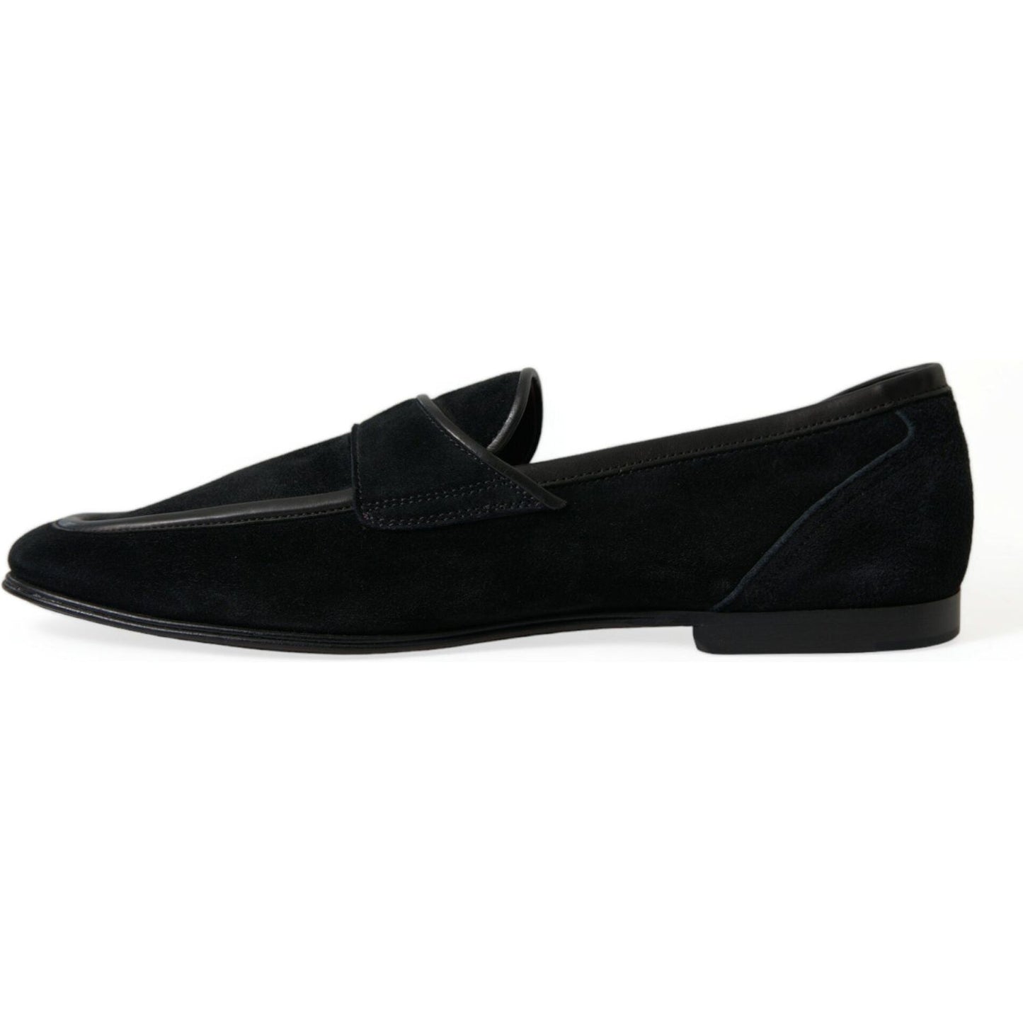 Dolce & Gabbana Elegant Velvet Black Loafers for Men Dolce & Gabbana