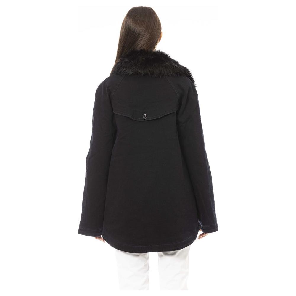 Jacob Cohen Black Cotton Women Jacket Jacob Cohen