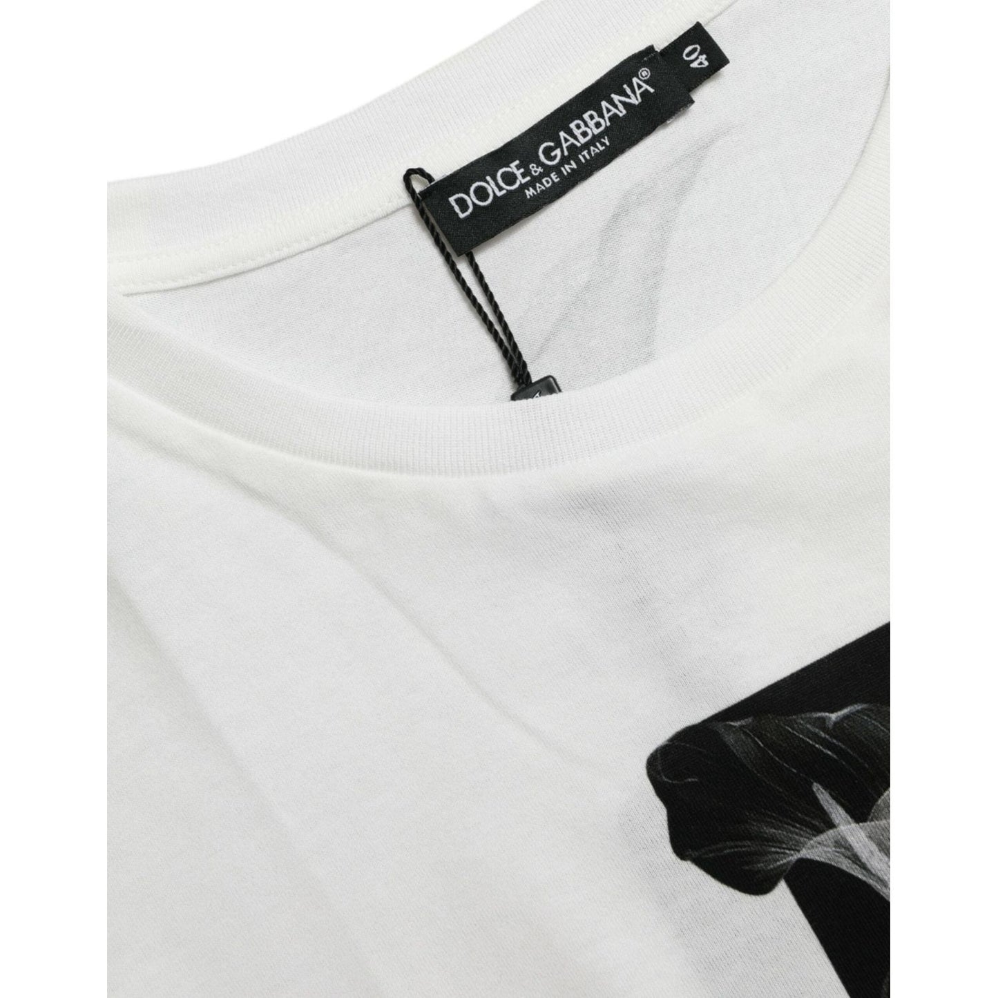 Dolce & Gabbana Elegant Monochrome Crew Neck T-Shirt Dolce & Gabbana