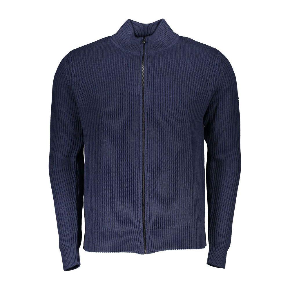 North Sails Blue Cotton Men Cardigan