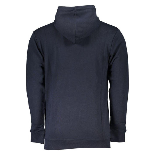 Cavalli Class Blue Cotton Men Sweater Cavalli Class