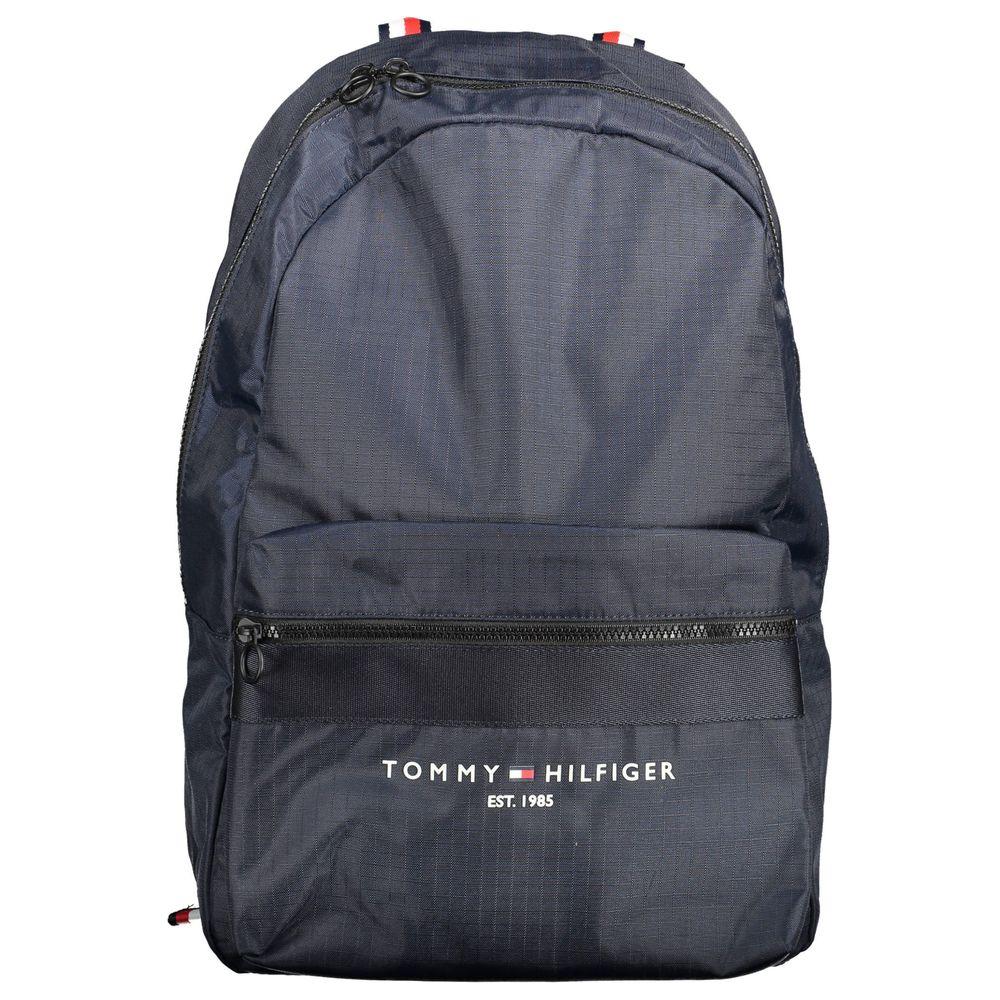 Tommy Hilfiger Blue Polyester Men Backpack Tommy Hilfiger