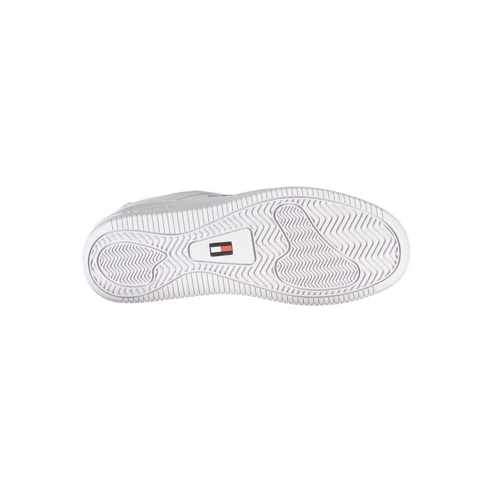 Tommy Hilfiger White Leather Women Sneaker Tommy Hilfiger