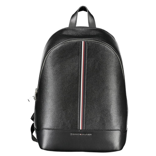 Tommy Hilfiger Black Polyethylene Men Backpack Tommy Hilfiger