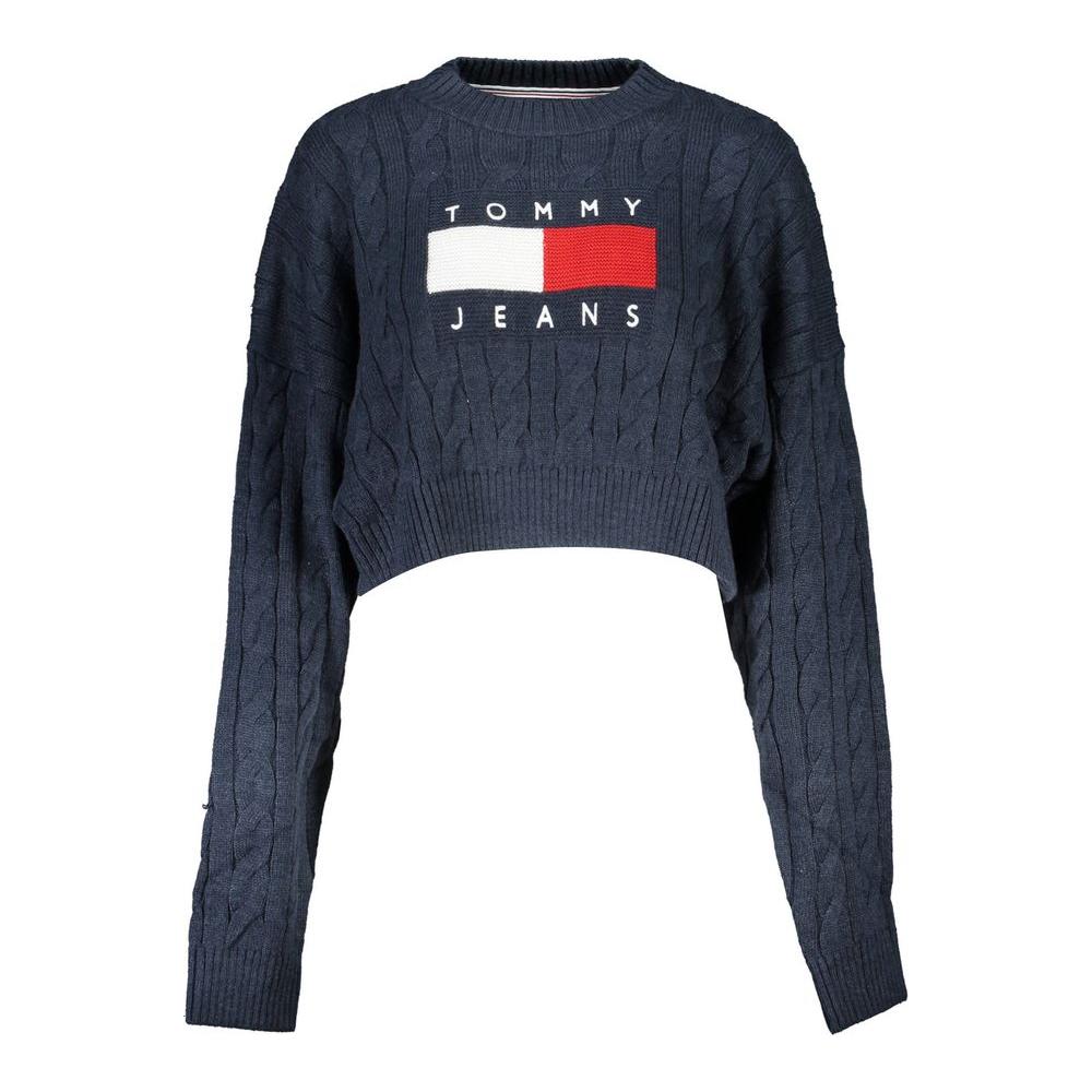 Tommy Hilfiger Blue Polyester Women Sweater Tommy Hilfiger