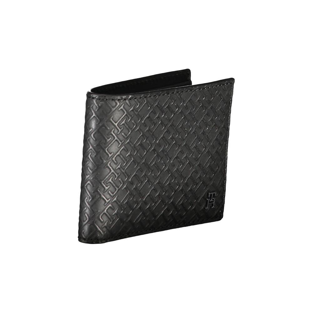 Tommy Hilfiger Elegant Leather Double Card Wallet with Contrast Details Tommy Hilfiger