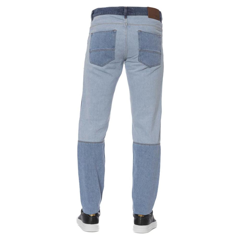 Trussardi Jeans Blue Cotton Men Jeans Trussardi Jeans