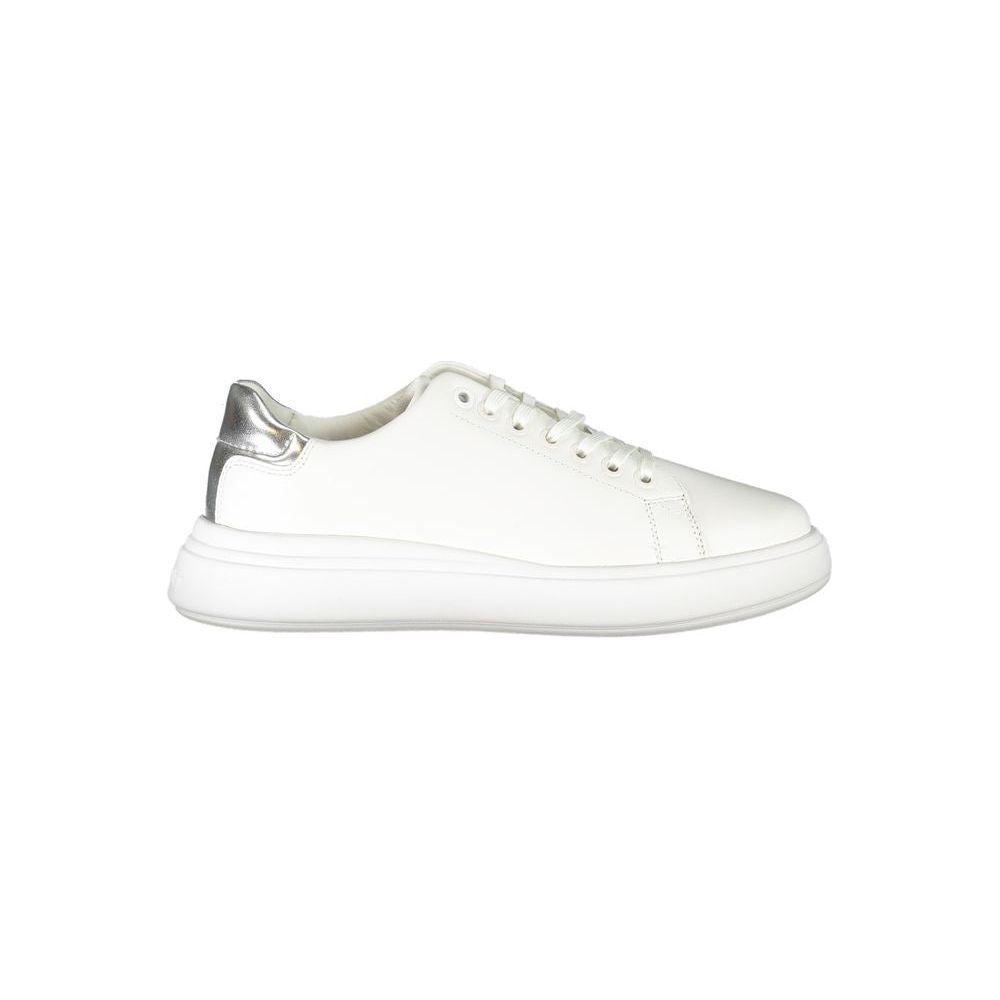 Calvin Klein Chic White Sneakers with Contrast Details Calvin Klein