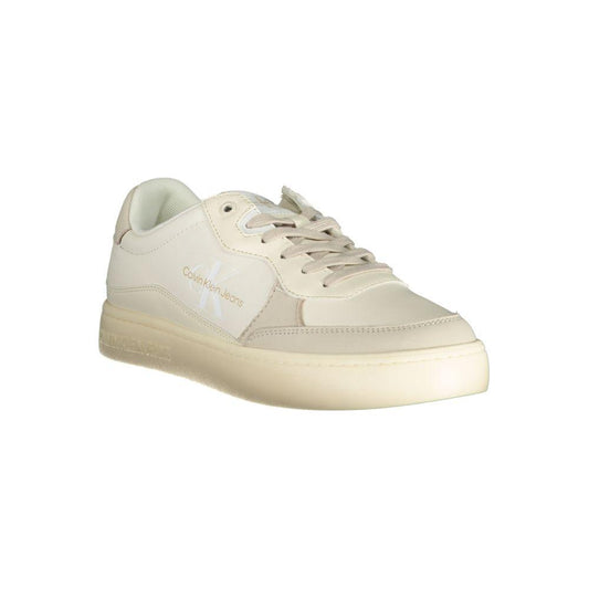 Calvin Klein Elegant White Sneakers with Contrast Accents Calvin Klein