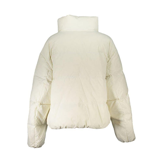 Calvin Klein Chic White Long Sleeve Recycled Jacket Calvin Klein