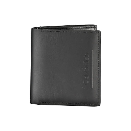 Calvin Klein Sleek Dual Compartment Leather Wallet Calvin Klein