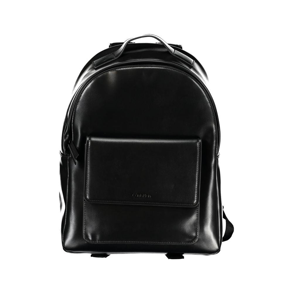 Calvin Klein Elegant Black Urban Backpack with Laptop Compartment Calvin Klein