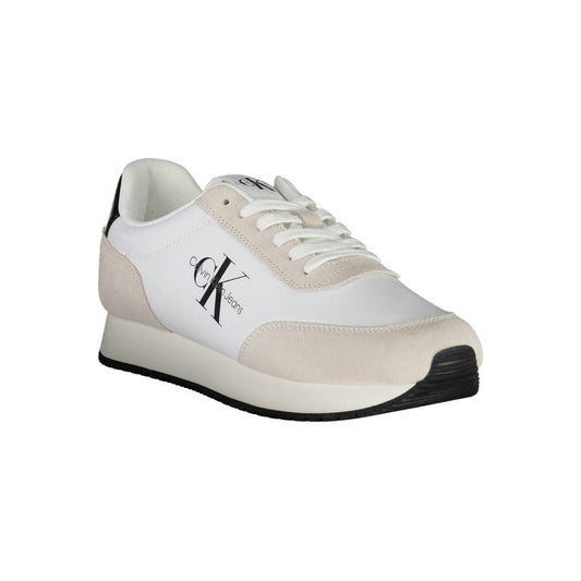 Calvin Klein Sophisticated White Sneakers with Contrast Details Calvin Klein