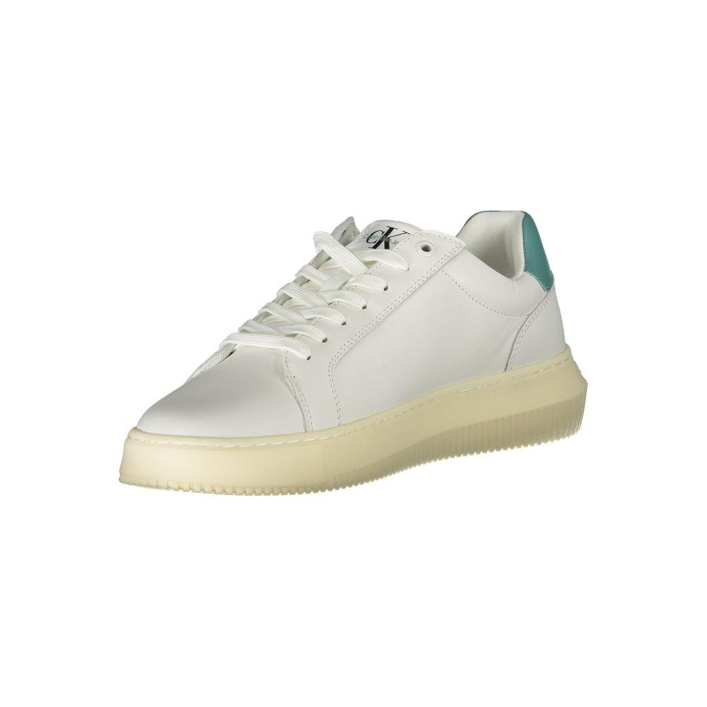 Calvin Klein Sleek White Sneakers with Eco-Conscious Design Calvin Klein