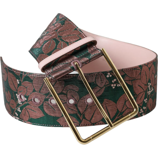 Dolce & Gabbana Multicolor High-Waist Statement Belt Dolce & Gabbana