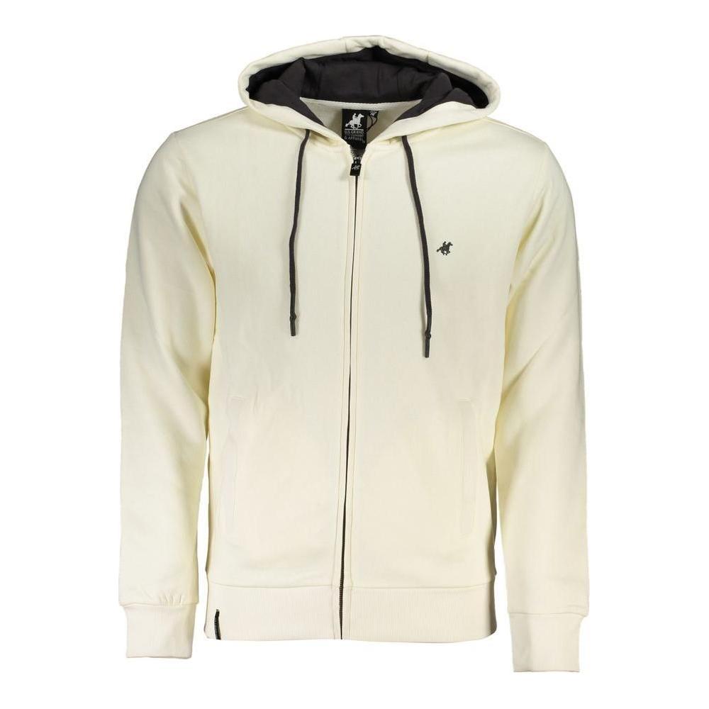 U.S. Grand Polo Elite White Hooded Sweatshirt U.S. Grand Polo