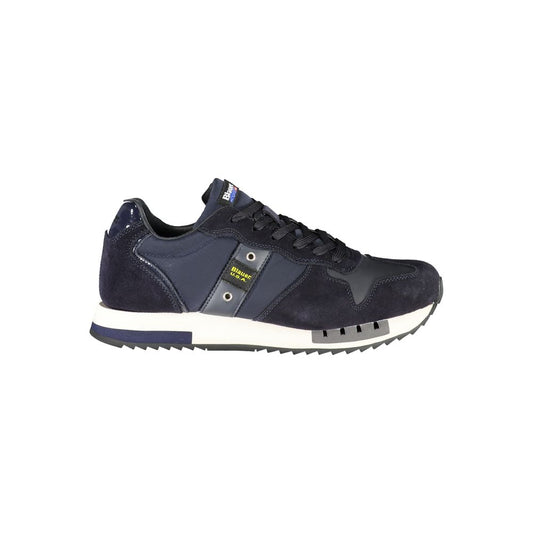 حذاء رياضي برباط بلون أزرق من Blauer