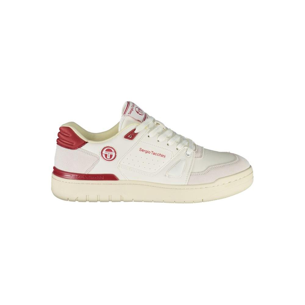 Sergio Tacchini Milan Inspired Sports Sneakers in White Sergio Tacchini