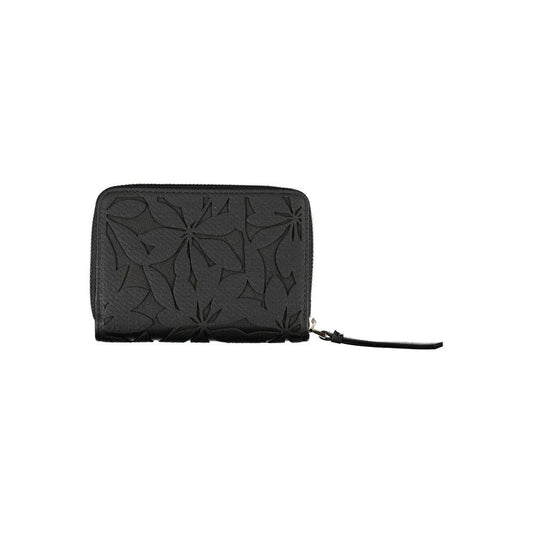 Desigual Chic Black Wallet with Elegant Detailing Desigual