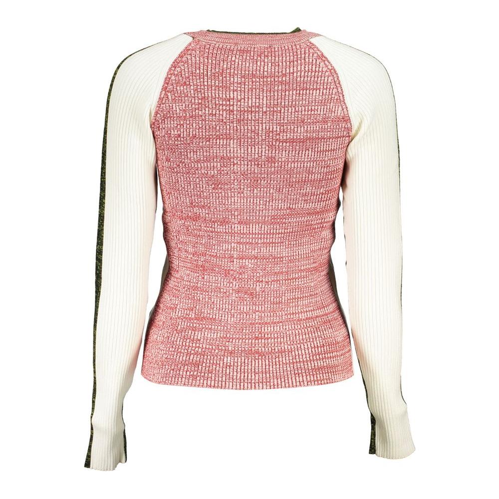 Desigual Chic Contrasting Crew Neck Sweater Desigual