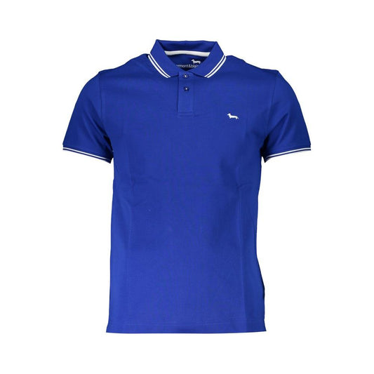 Harmont & Blaine Sleek Short Sleeved Contrast Polo Harmont & Blaine