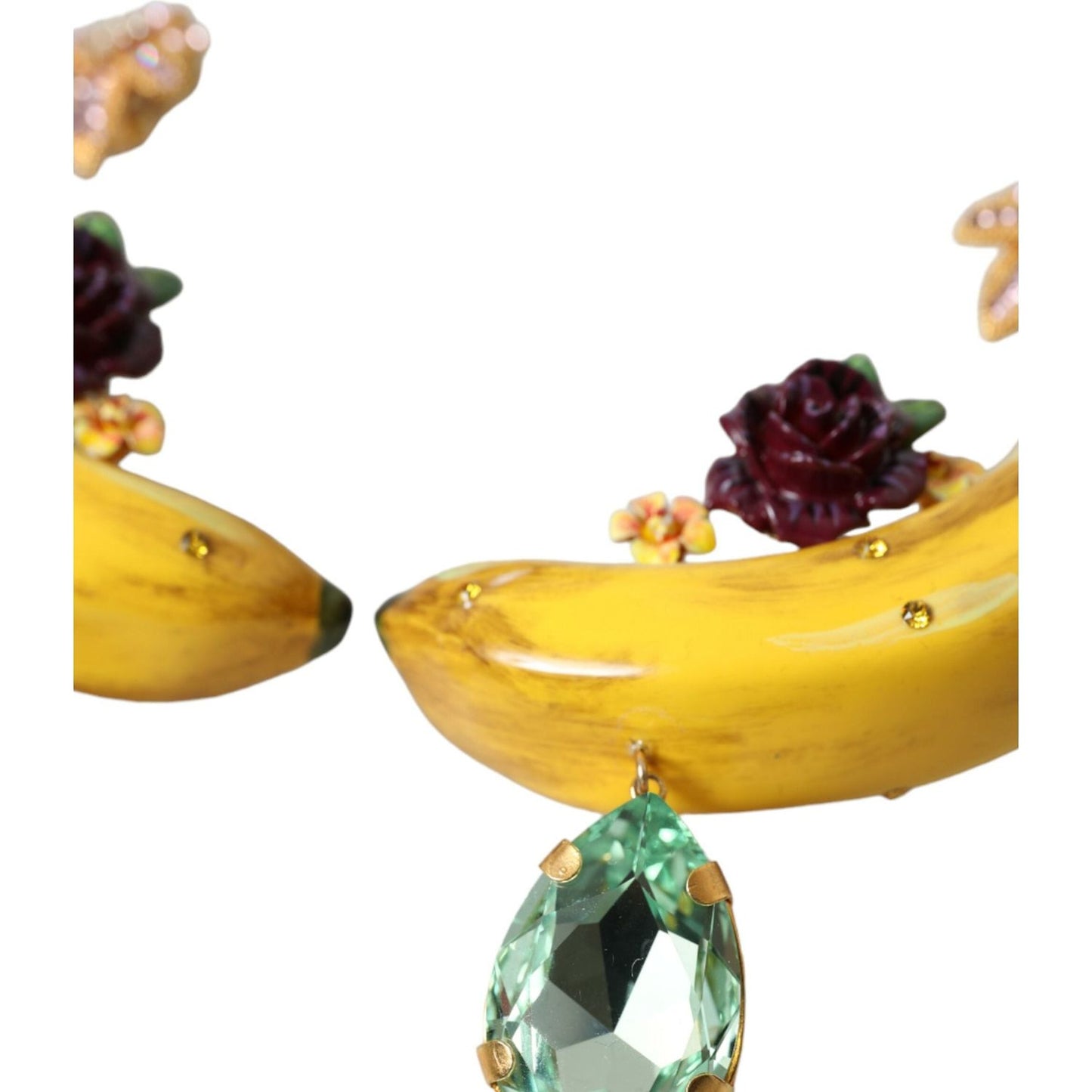 Dolce & Gabbana Chic Clip-on Banana Dangle Earrings Dolce & Gabbana