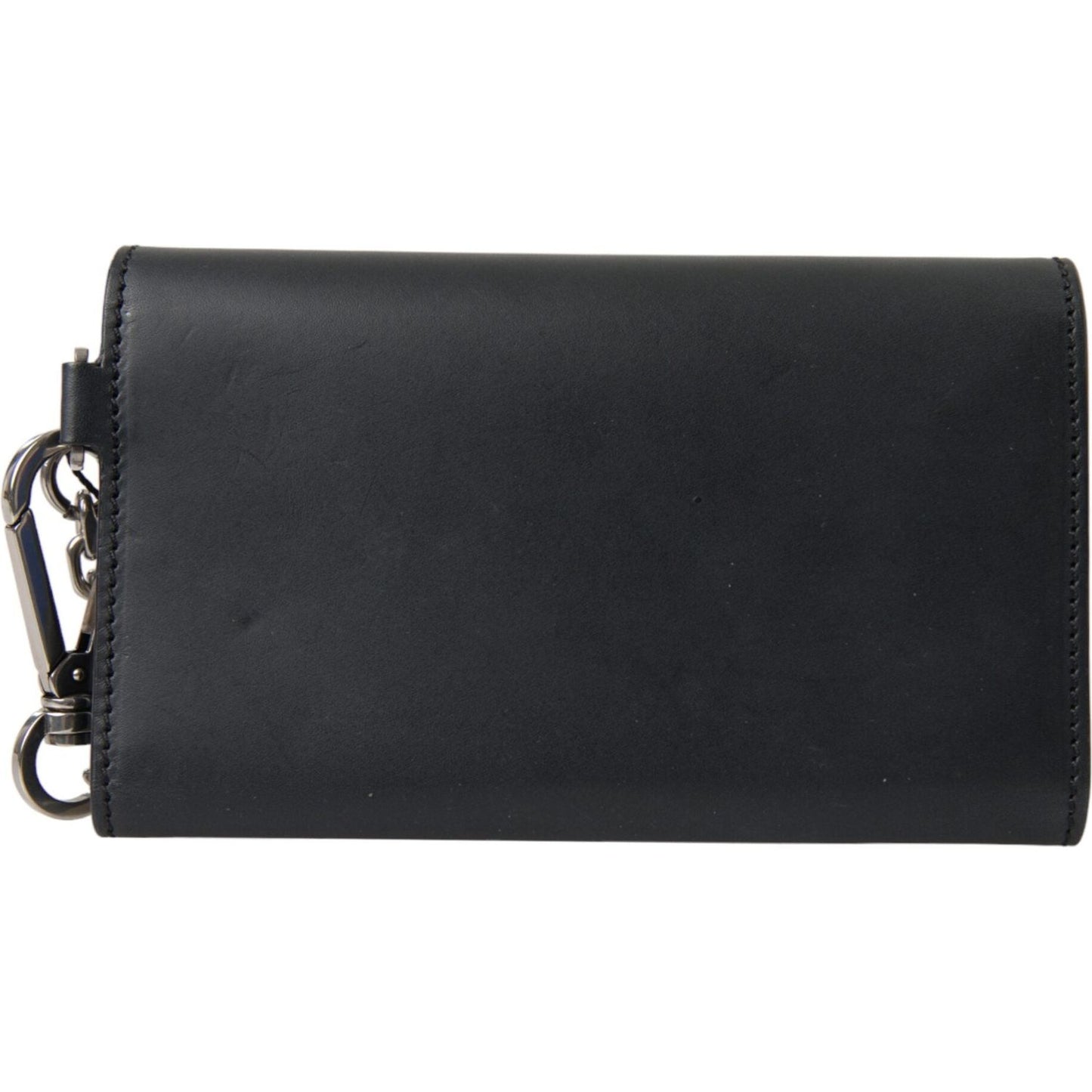 Dolce & Gabbana Elegant Black Leather Shoulder Bag Dolce & Gabbana