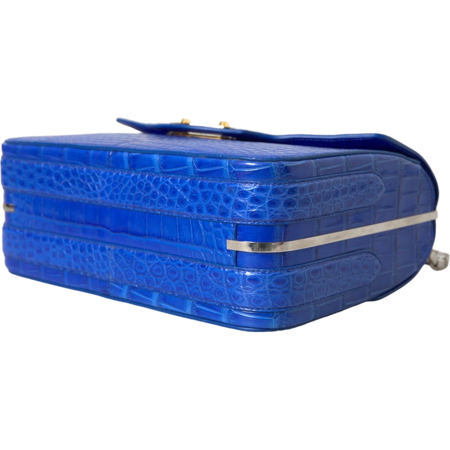 Balenciaga Blue Exotic Leather Neo Classic Small Shoulder Bag Balenciaga