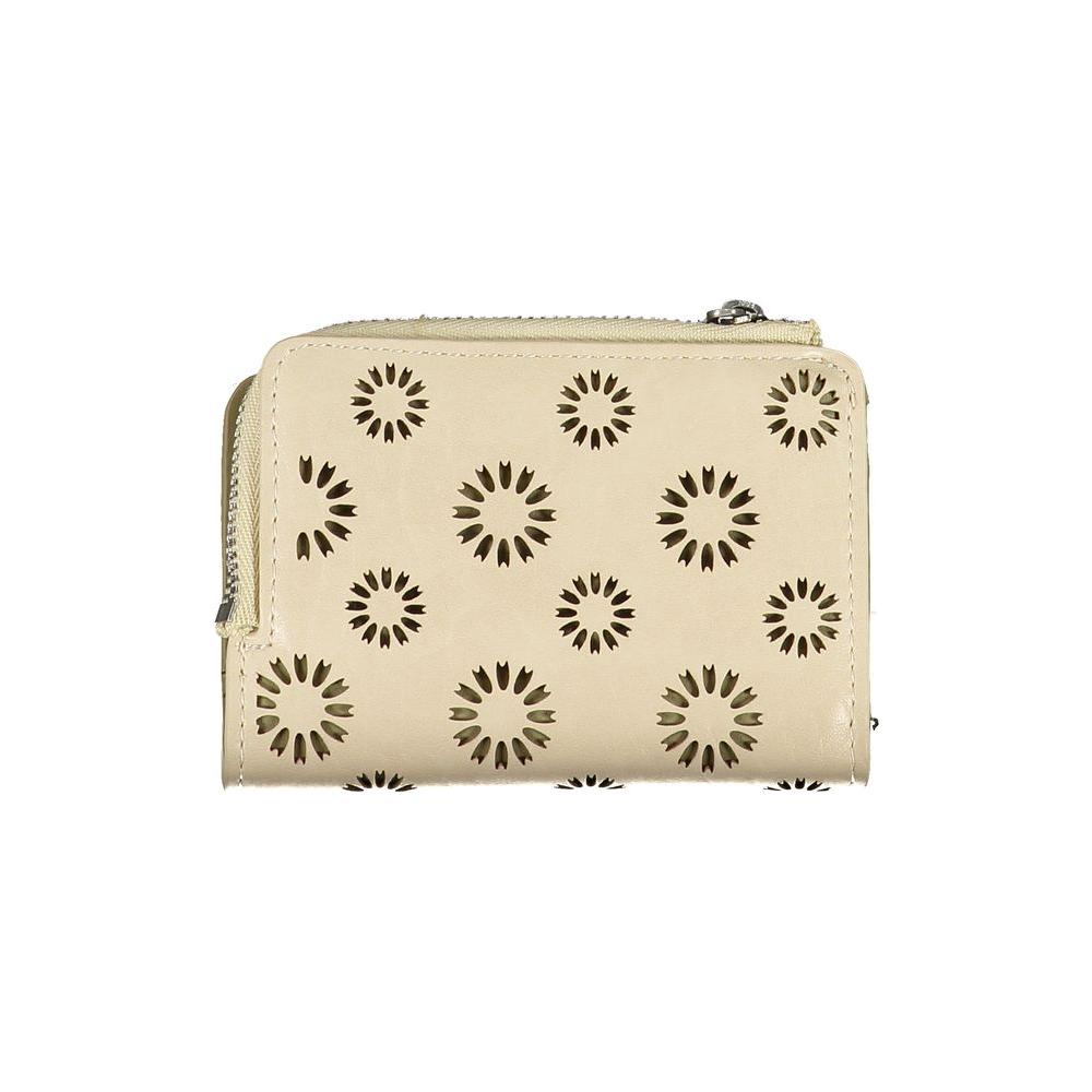 Desigual Beige Polyethylene Wallet Desigual