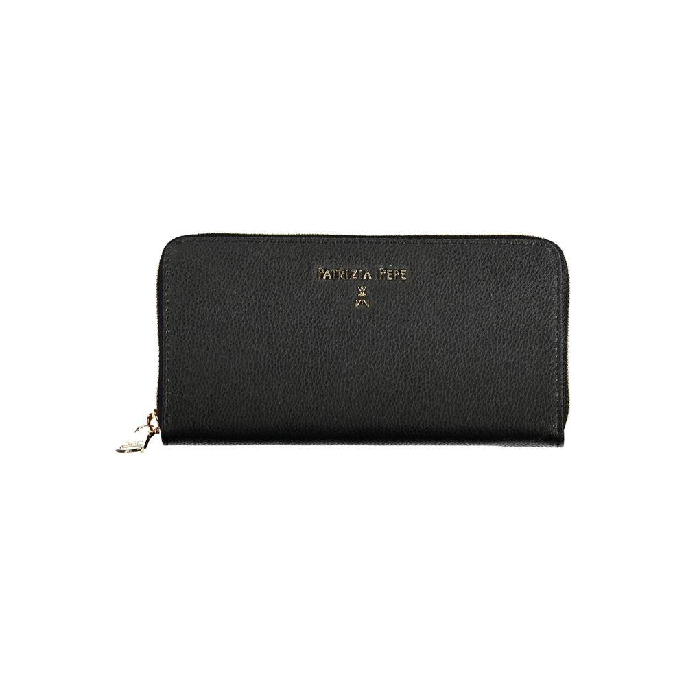 Patrizia Pepe Black Leather Wallet Patrizia Pepe