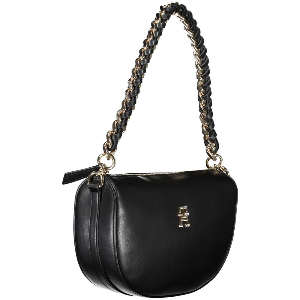 Tommy Hilfiger Black Polyethylene Handbag Tommy Hilfiger