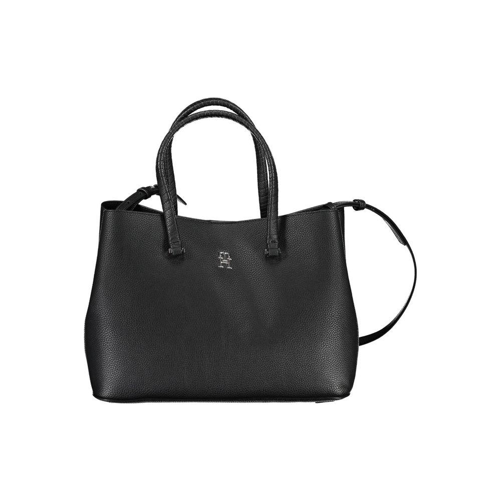 Tommy Hilfiger Black Polyethylene Handbag Tommy Hilfiger