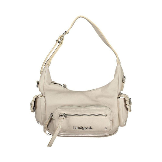 Desigual White Polyethylene Handbag Desigual