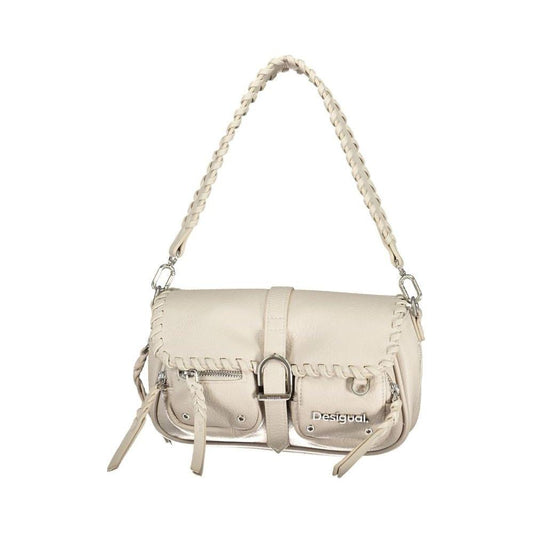 Desigual White Polyethylene Handbag Desigual