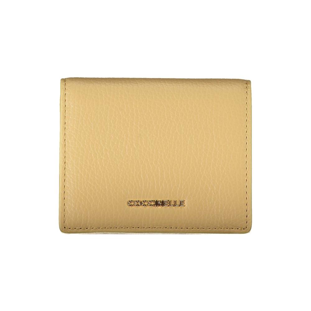 Coccinelle Beige Leather Wallet Coccinelle