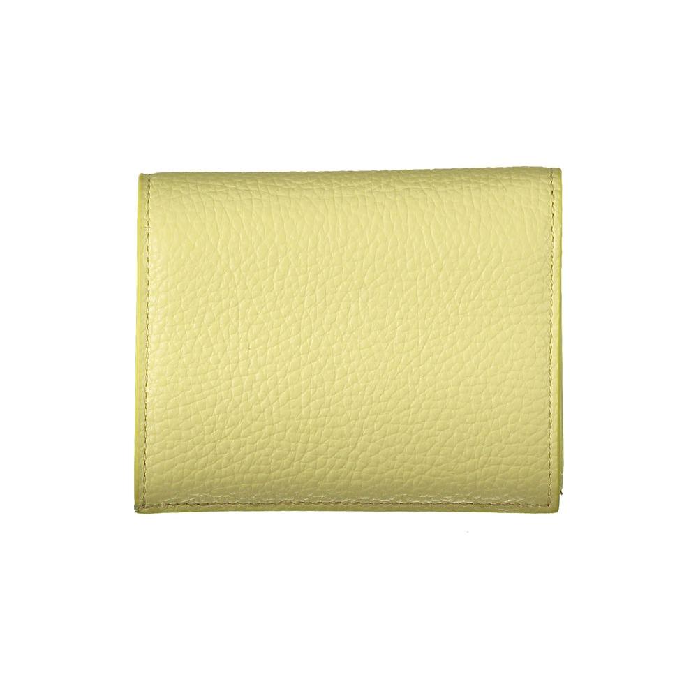 Coccinelle Yellow Leather Wallet Coccinelle