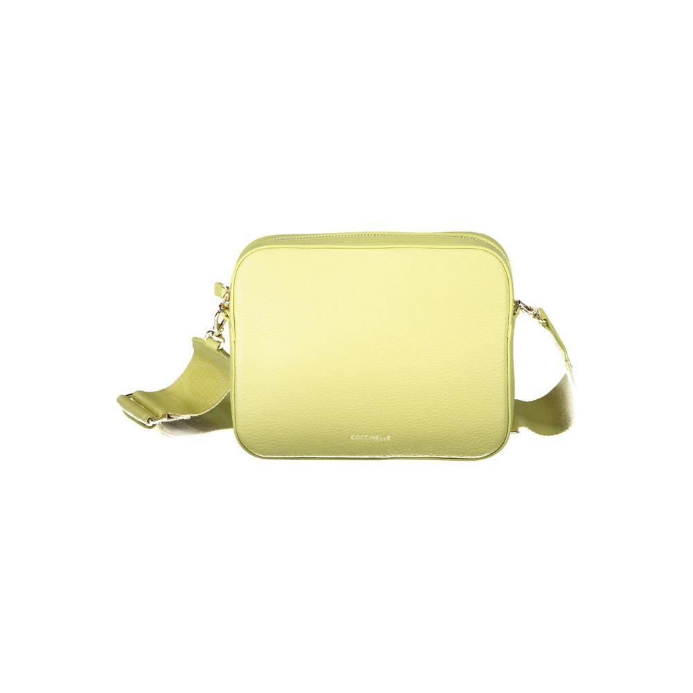 Coccinelle Yellow Leather Handbag Coccinelle