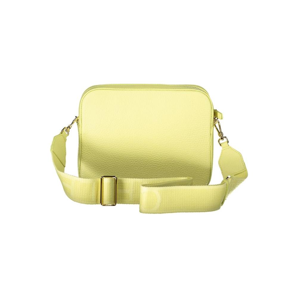 Coccinelle Yellow Leather Handbag Coccinelle