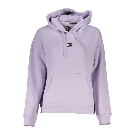 Tommy Hilfiger Purple Cotton Sweater Tommy Hilfiger