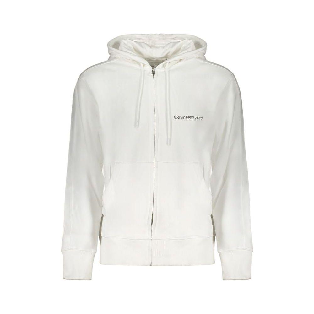 Calvin Klein White Cotton Sweater Calvin Klein