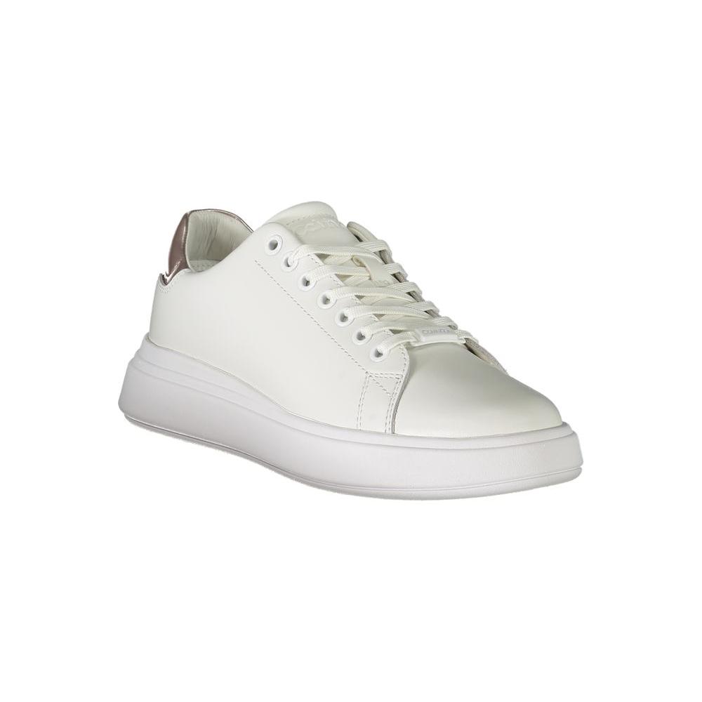 Calvin Klein White Polyester Sneaker Calvin Klein