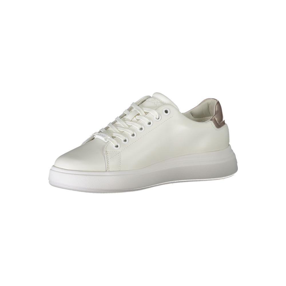 Calvin Klein White Polyester Sneaker Calvin Klein