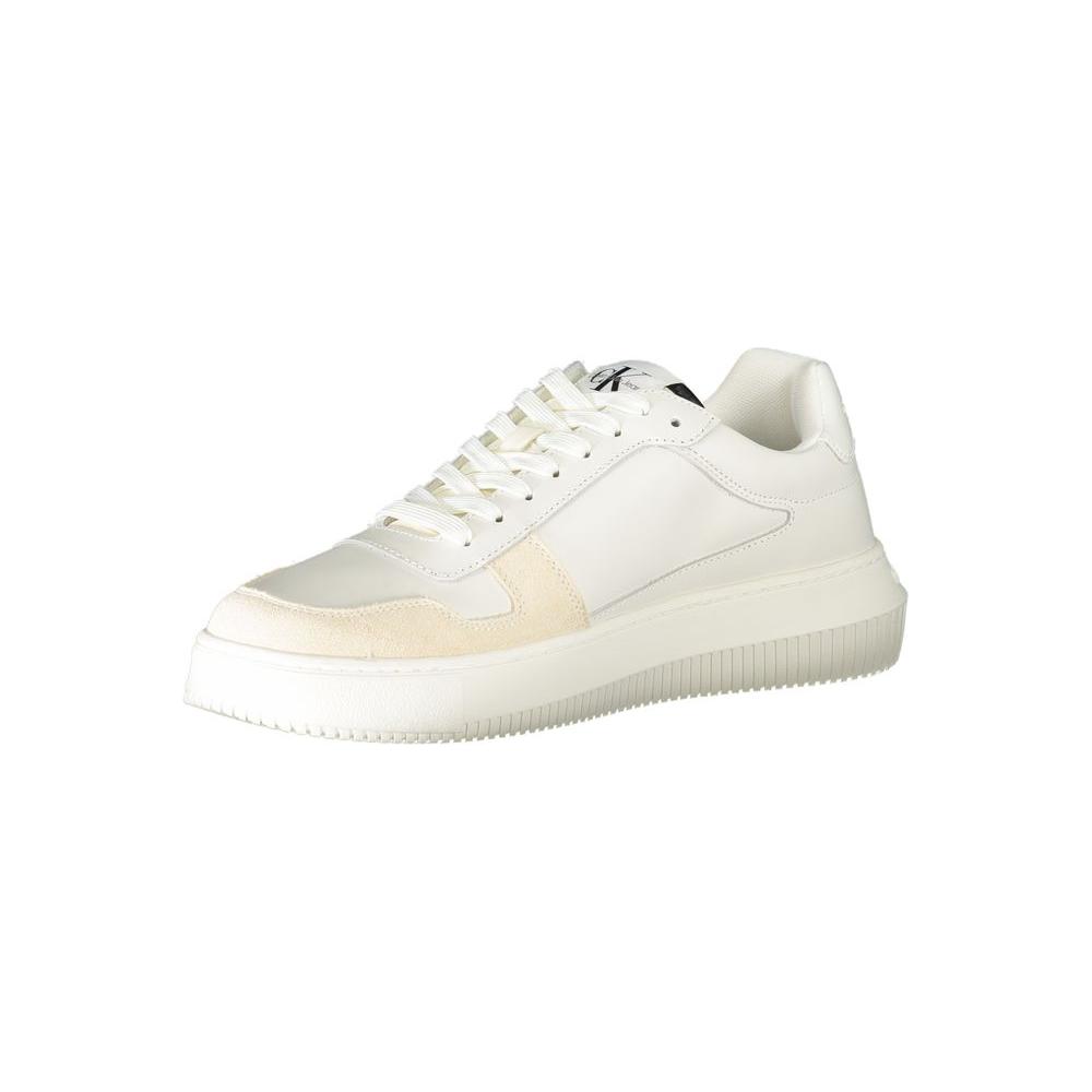 Calvin Klein White Polyester Sneaker Calvin Klein